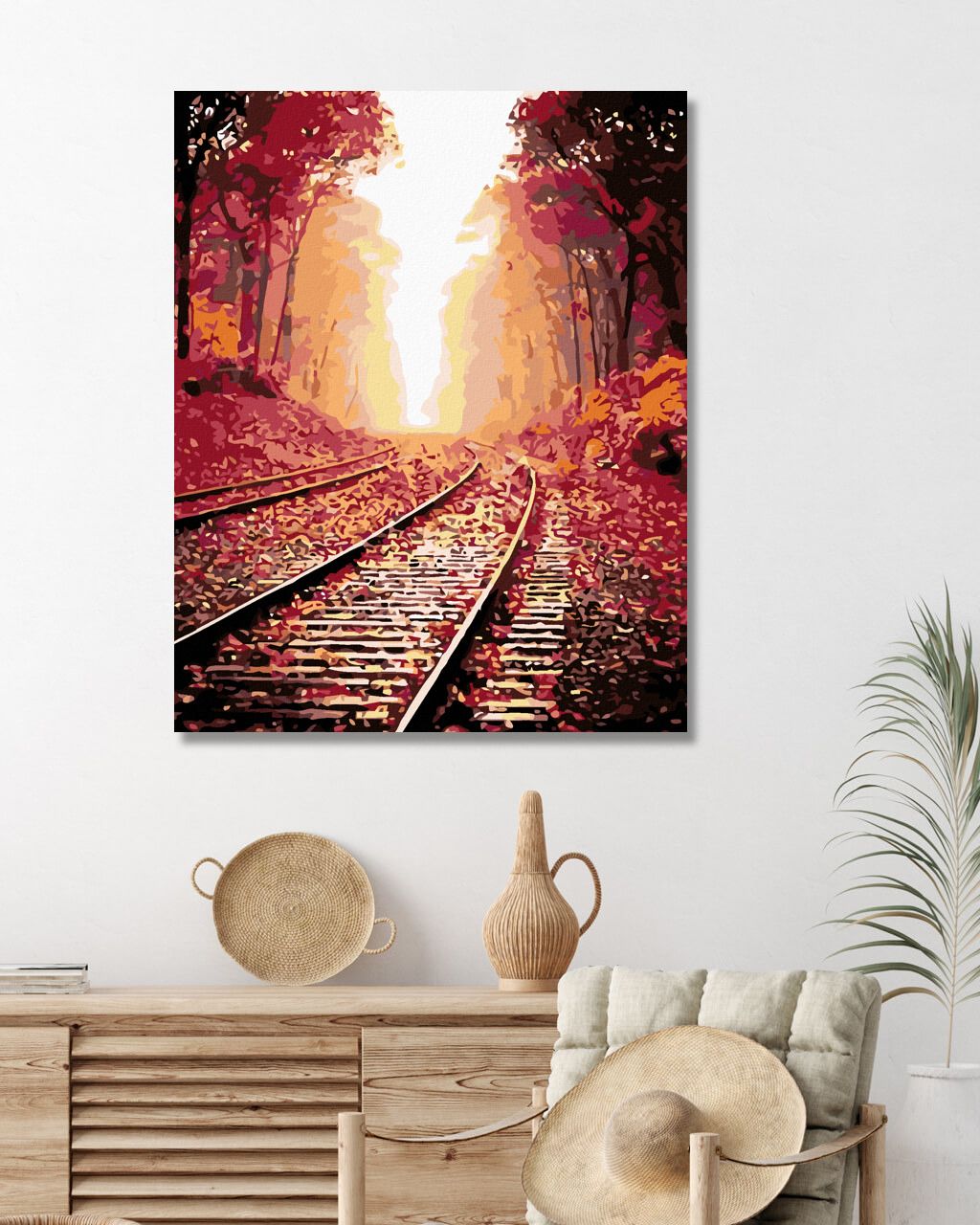 zuty Malování podle čísel - KOLEJE - Rozměr: 40x50 cm, Rámování: Varianta: vypnuté plátno na rám - obrázek 10