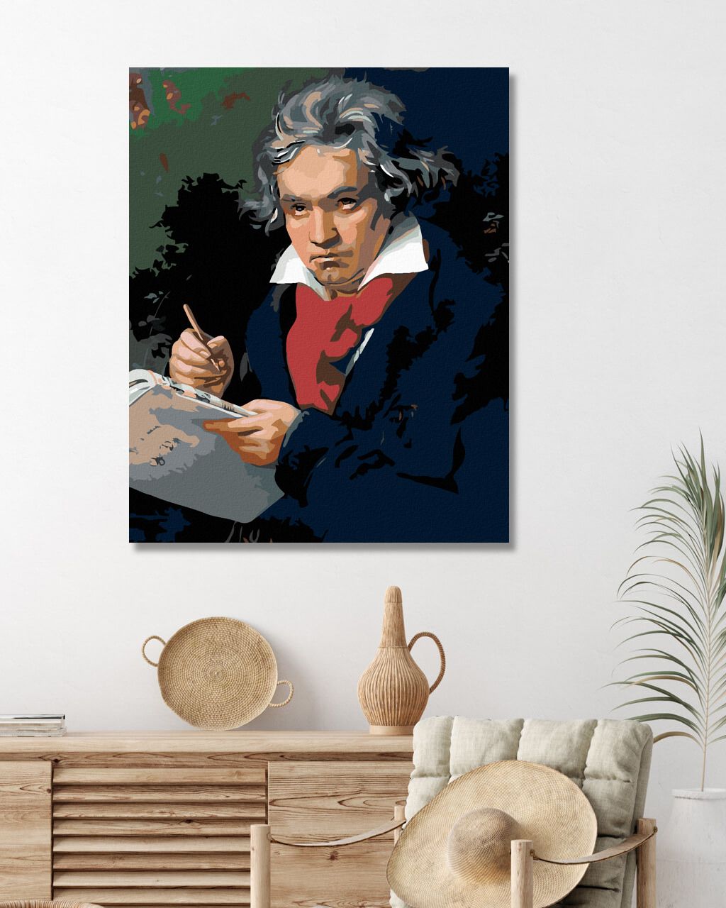 zuty Malování podle čísel - LUDWIG VAN BEETHOVEN - Rozměr: 40x50 cm, Rámování: Varianta: bez rámu a bez vypnutí plátna - obrázek 6