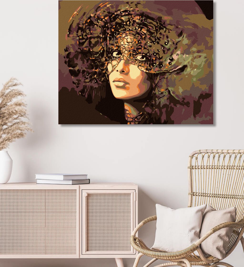 zuty Malování podle čísel - TAJEMNÁ ŽENA - Rozměr: 40x50 cm, Rámování: Varianta: bez rámu a bez vypnutí plátna - obrázek 13