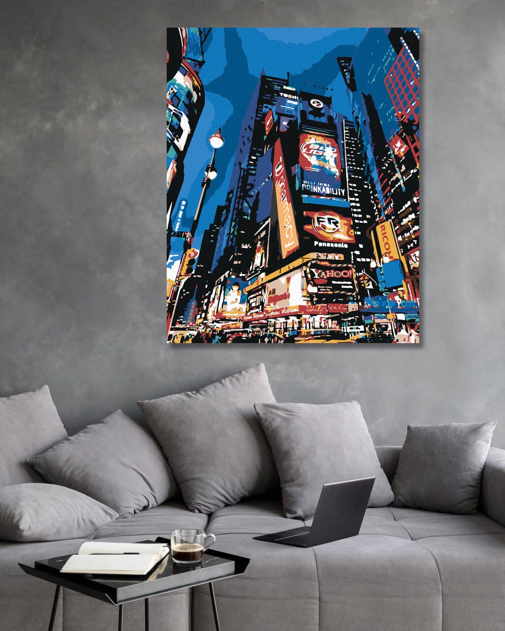 zuty Malování podle čísel - V NEW YORKU - Rozměr: 40x50 cm, Rámování: Varianta: bez rámu a bez vypnutí plátna - obrázek 3