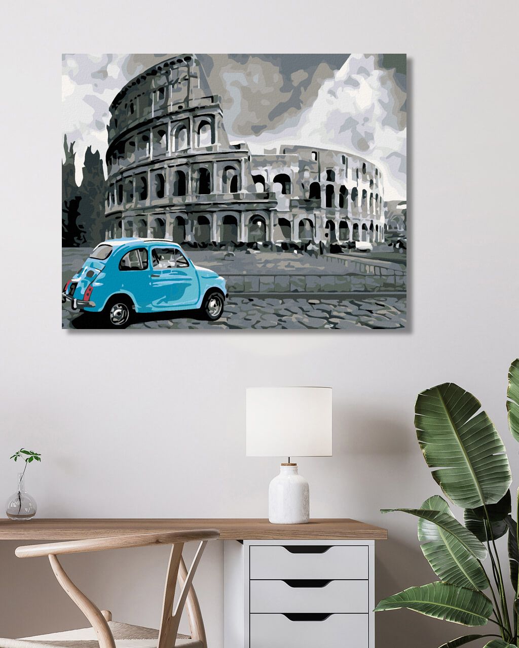 zuty Malování podle čísel - KOLOSEUM - Rozměr: 40x50 cm, Rámování: Varianta: bez rámu a bez vypnutí plátna - obrázek 9