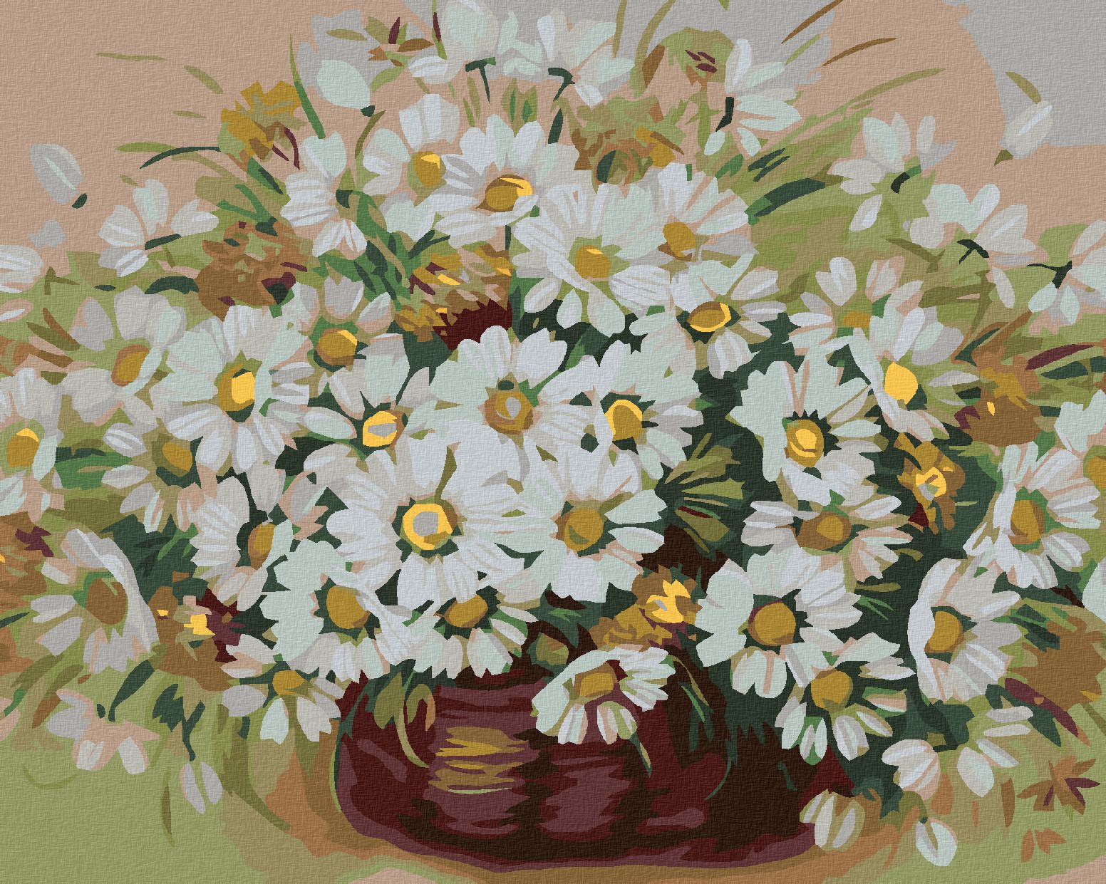 zuty Malování podle čísel - KYTIČKA KOPRETIN - Rozměr: 40x50 cm, Rámování: Varianta: vypnuté plátno na rám - obrázek 1