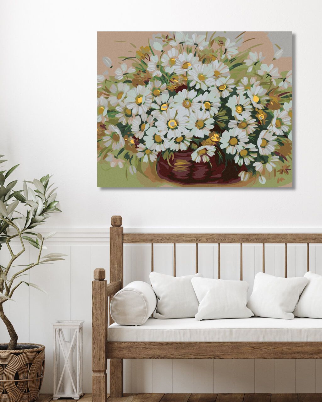 zuty Malování podle čísel - KYTIČKA KOPRETIN - Rozměr: 40x50 cm, Rámování: Varianta: vypnuté plátno na rám - obrázek 8