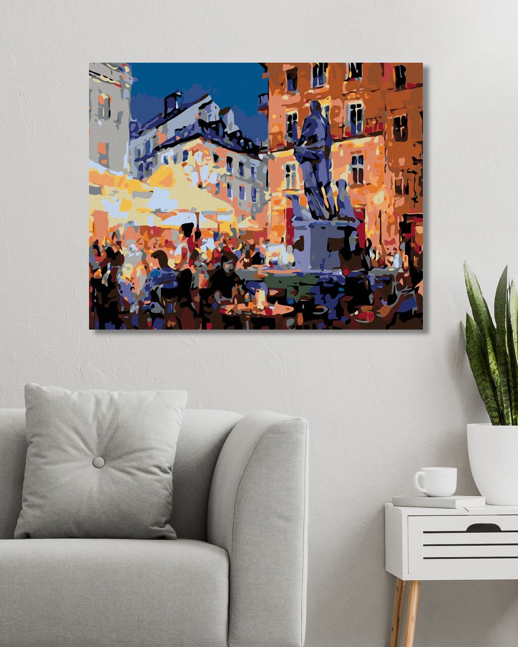 zuty Malování podle čísel - RESTAURACE POD SOCHOU - Rozměr: 40x50 cm, Rámování: Varianta: bez rámu a bez vypnutí plátna - obrázek 5