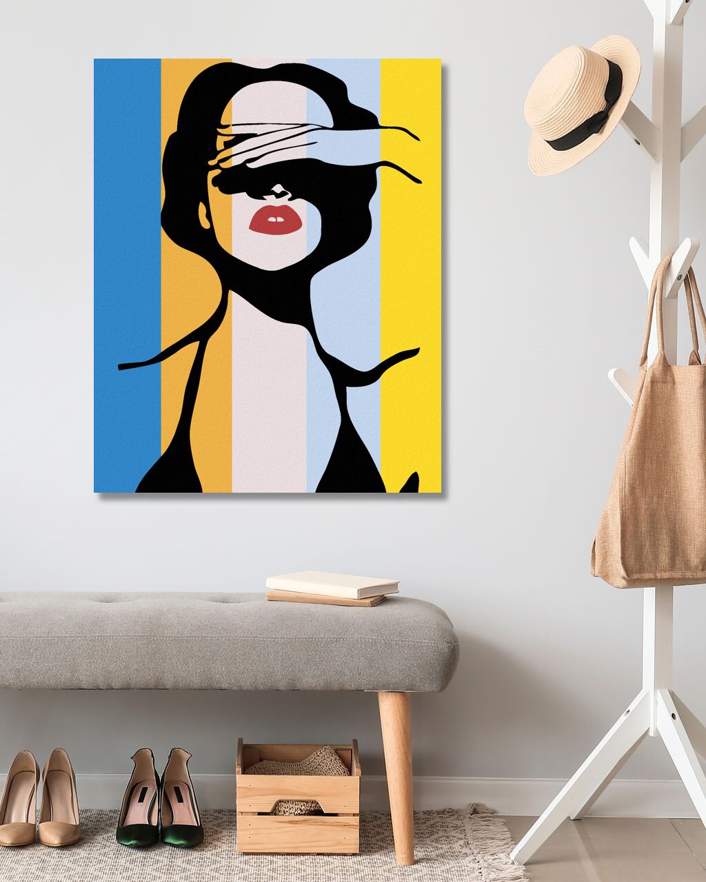 zuty Malování podle čísel - VYHLÍŽEJÍCÍ DÁMA - Rozměr: 40x50 cm, Rámování: Varianta: bez rámu a bez vypnutí plátna - obrázek 8