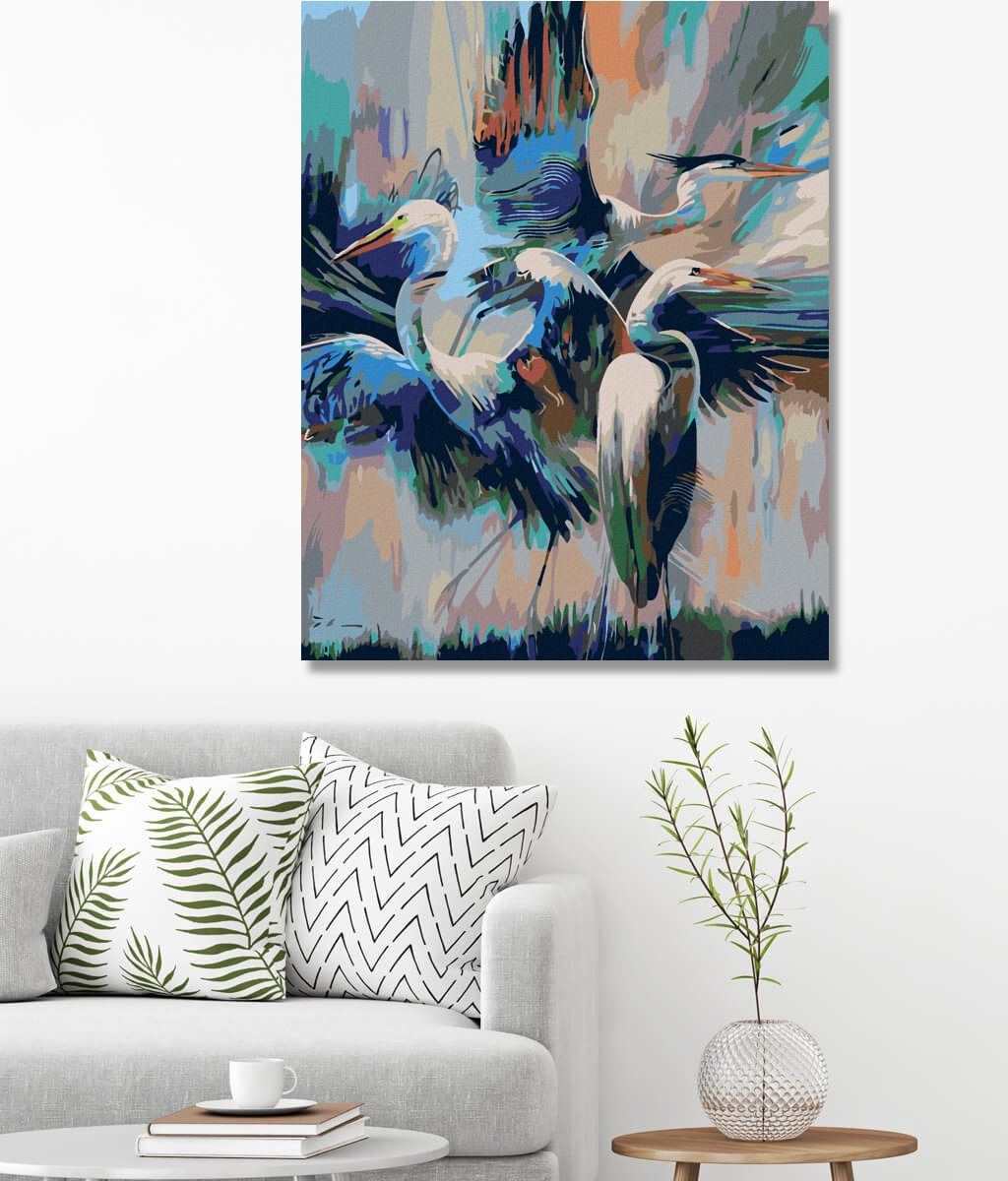 zuty Malování podle čísel - VOLAVKY - Rozměr: 40x50 cm, Rámování: Varianta: vypnuté plátno na rám - obrázek 6