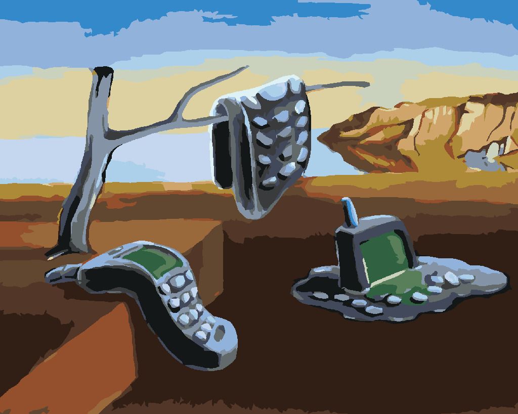 zuty Malování podle čísel - ROZTEKLÉ MOBILY - INSPIRACE SALVADOR DALÍ - Rozměr: 40x50 cm, Rámování: Varianta: vypnuté plátno na rám - obrázek 5