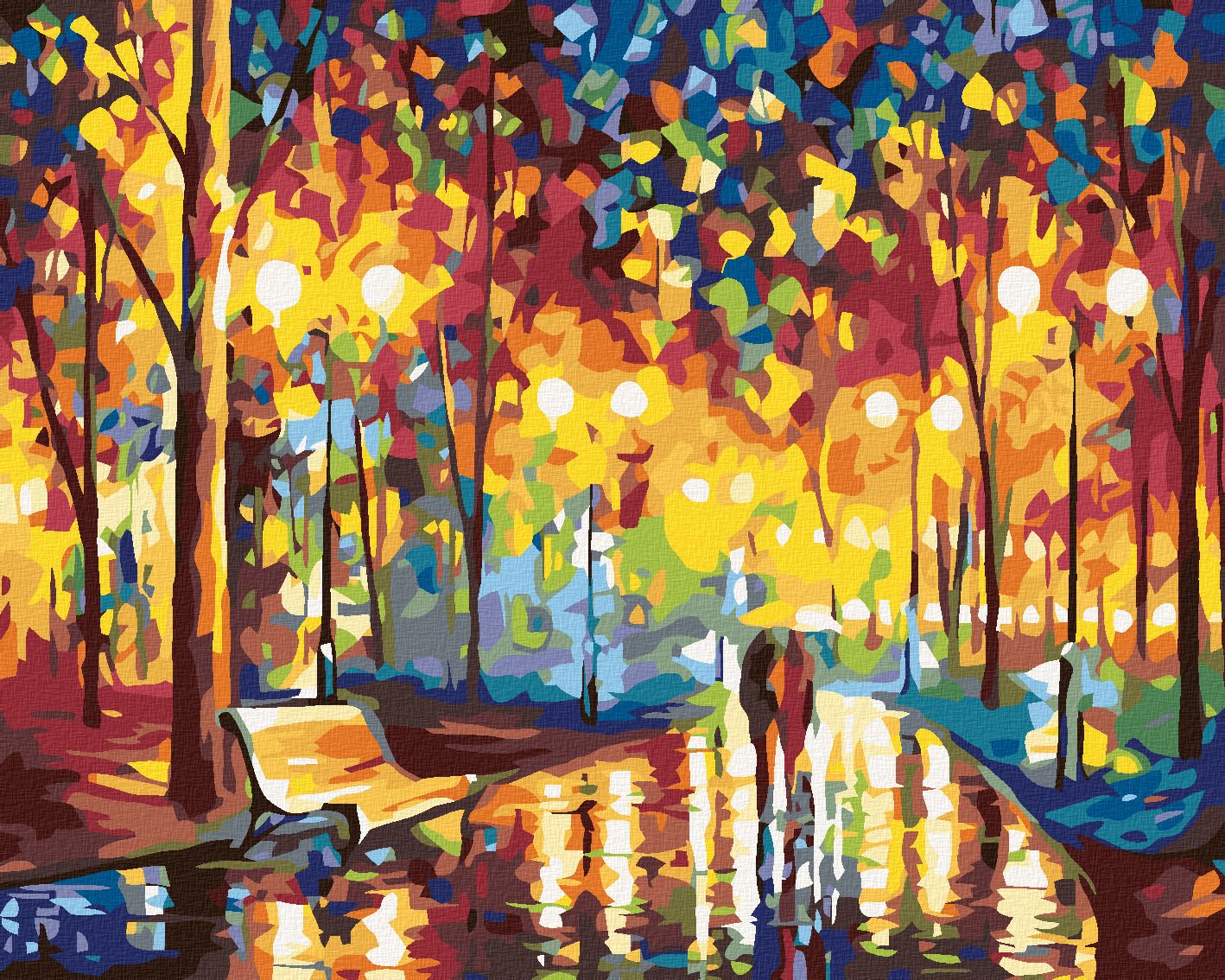zuty Malování podle čísel - V DEŠTI - Rozměr: 40x50 cm, Rámování: Varianta: vypnuté plátno na rám - obrázek 1