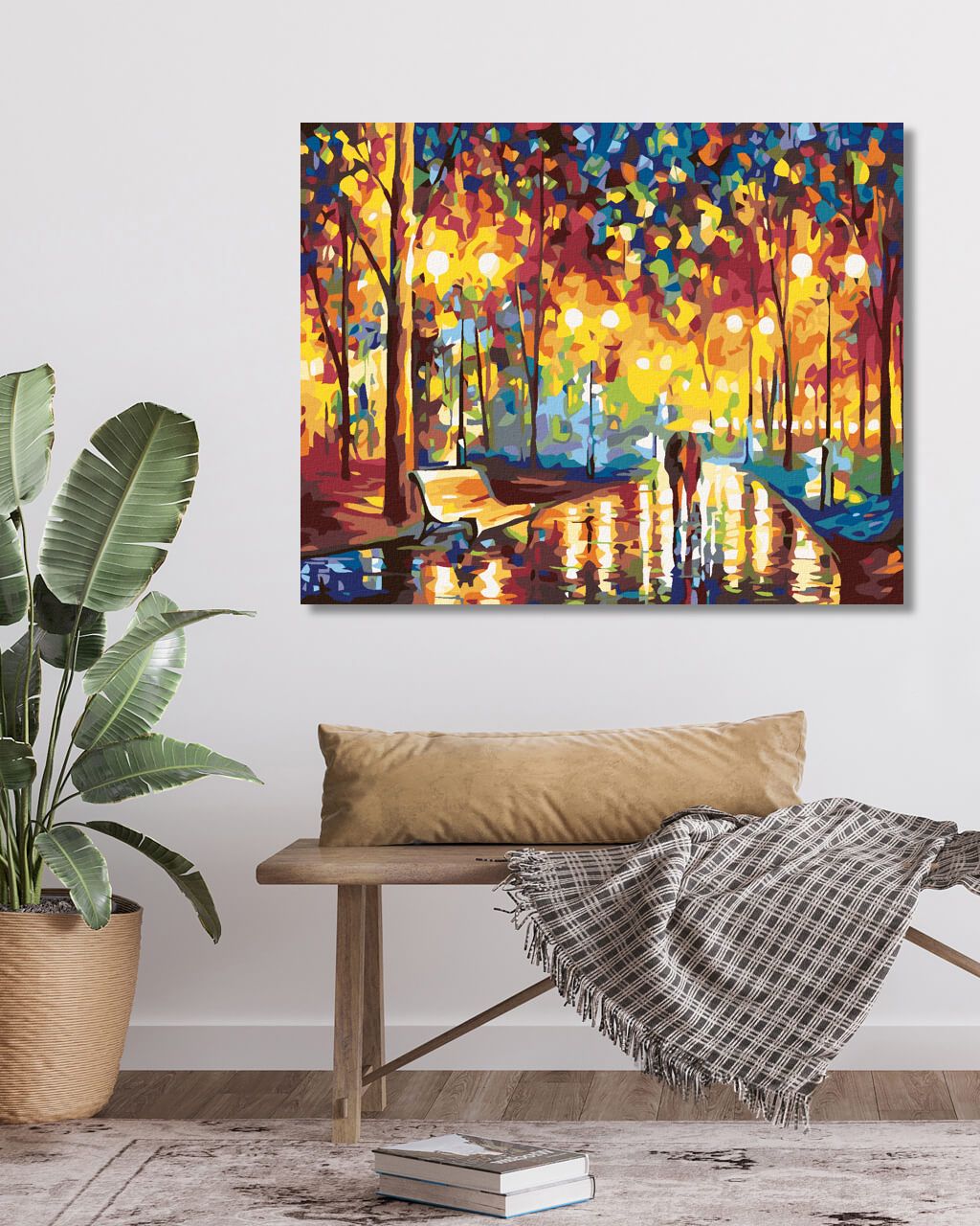 zuty Malování podle čísel - V DEŠTI - Rozměr: 40x50 cm, Rámování: Varianta: vypnuté plátno na rám - obrázek 9