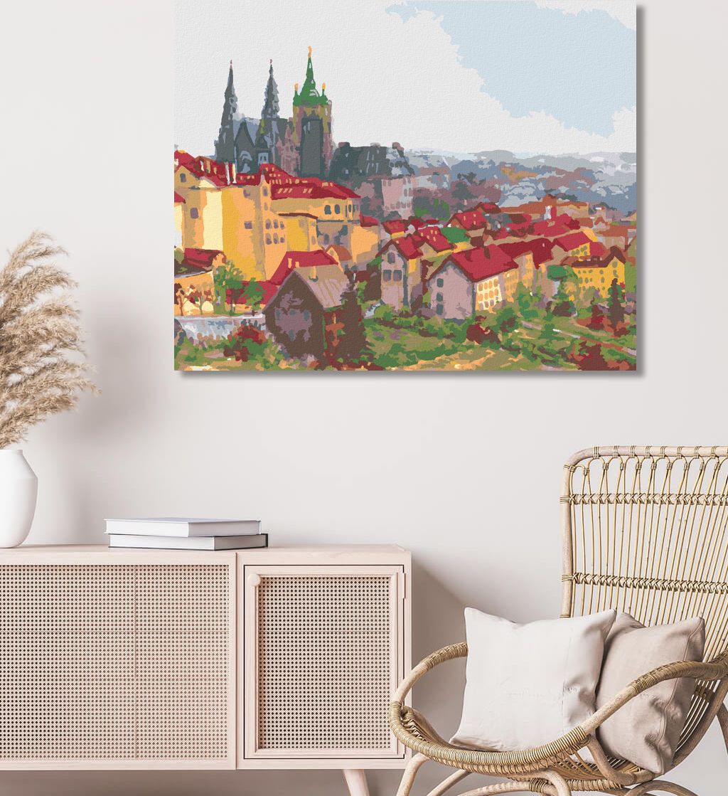 zuty Malování podle čísel - PRAŽSKÝ HRAD - Rozměr: 40x50 cm, Rámování: Varianta: bez rámu a bez vypnutí plátna - obrázek 17