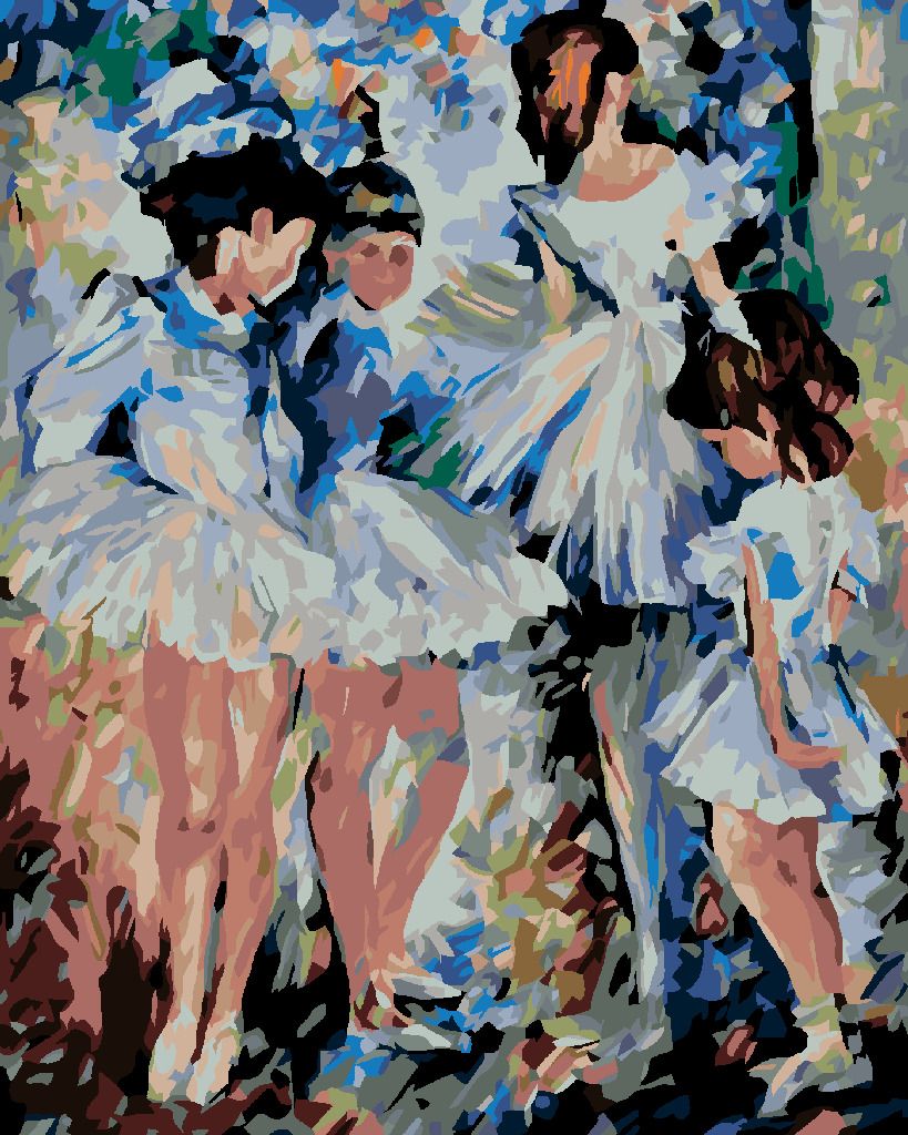zuty Malování podle čísel - MALÉ BALETKY - Rozměr: 40x50 cm, Rámování: Varianta: bez rámu a bez vypnutí plátna - obrázek 9