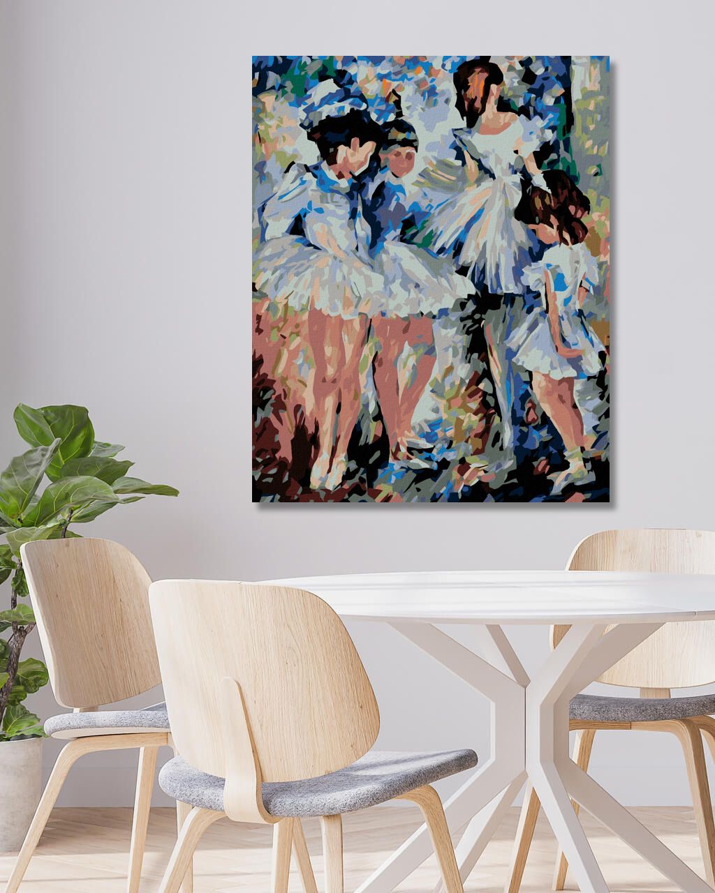zuty Malování podle čísel - MALÉ BALETKY - Rozměr: 40x50 cm, Rámování: Varianta: bez rámu a bez vypnutí plátna - obrázek 10