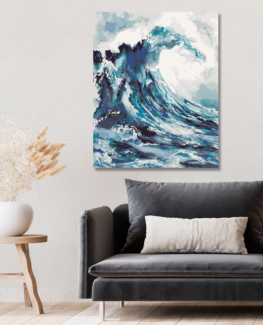 zuty Malování podle čísel - MOŘSKÉ VLNY - Rozměr: 40x50 cm, Rámování: Varianta: bez rámu a bez vypnutí plátna - obrázek 8