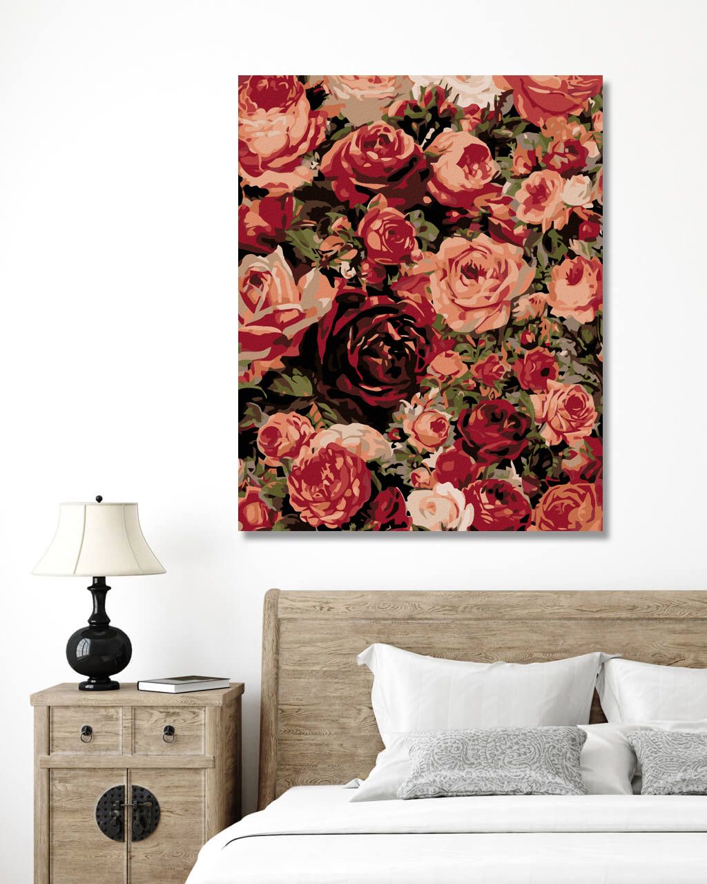 zuty Malování podle čísel - RŮŽE - Rozměr: 40x50 cm, Rámování: Varianta: bez rámu a bez vypnutí plátna - obrázek 11