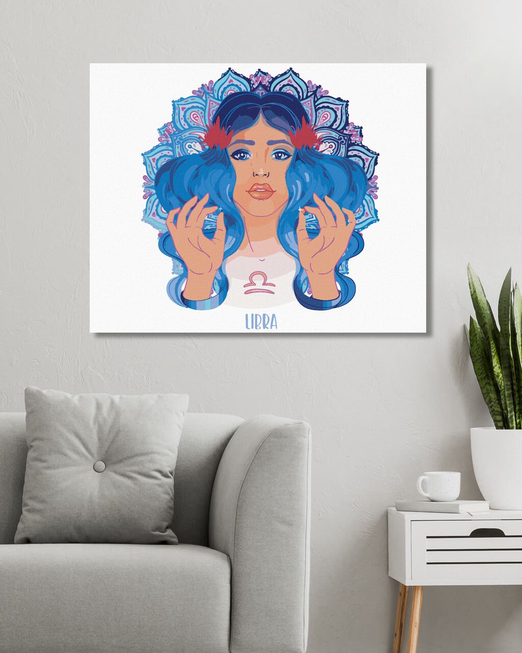 zuty Malování podle čísel - ŽENA VÁHY - Rozměr: 40x50 cm, Rámování: Varianta: bez rámu a bez vypnutí plátna - obrázek 7