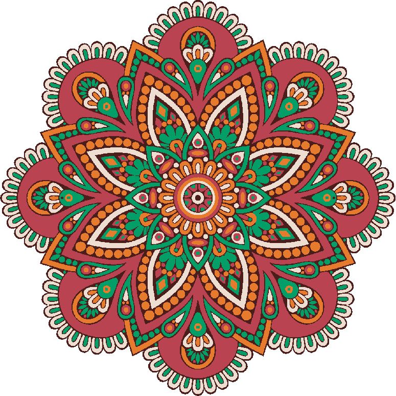 zuty Malování podle čísel - MANDALA VI - Rozměr: 40x50 cm, Rámování: Varianta: vypnuté plátno na rám - obrázek 4
