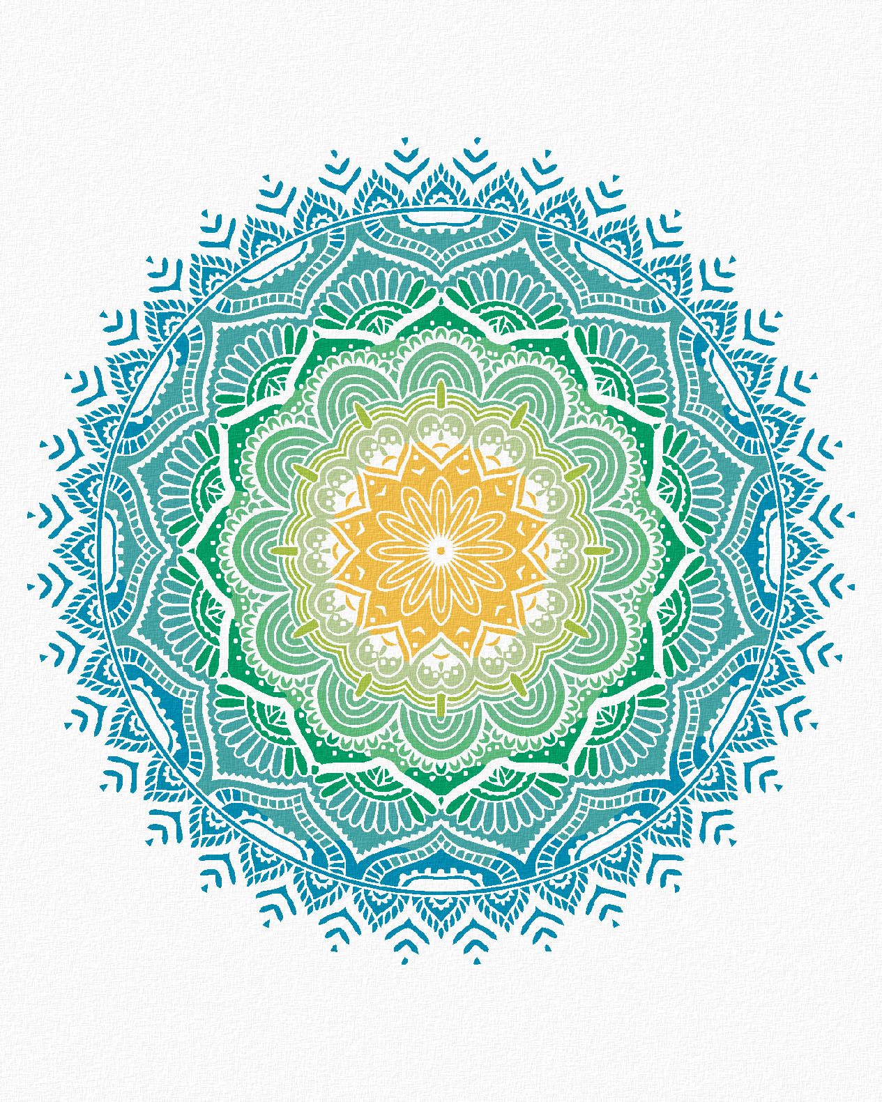 zuty Malování podle čísel - MANDALA VIII - Rozměr: 40x50 cm, Rámování: Varianta: vypnuté plátno na rám - obrázek 1