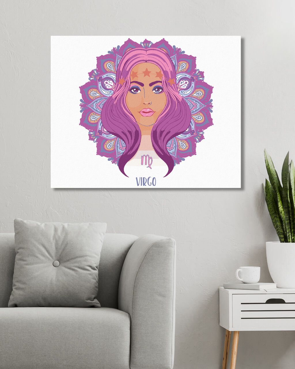 zuty Malování podle čísel - ŽENA PANNA - Rozměr: 40x50 cm, Rámování: Varianta: vypnuté plátno na rám - obrázek 5