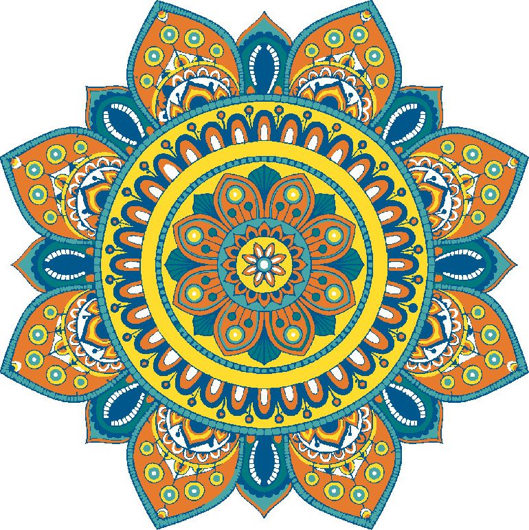 zuty Malování podle čísel - MANDALA V - Rozměr: 40x50 cm, Rámování: Varianta: vypnuté plátno na rám - obrázek 5