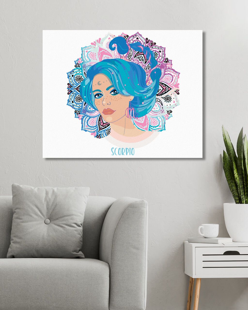 zuty Malování podle čísel - ŽENA ŠTÍR - Rozměr: 40x50 cm, Rámování: Varianta: vypnuté plátno na rám - obrázek 2
