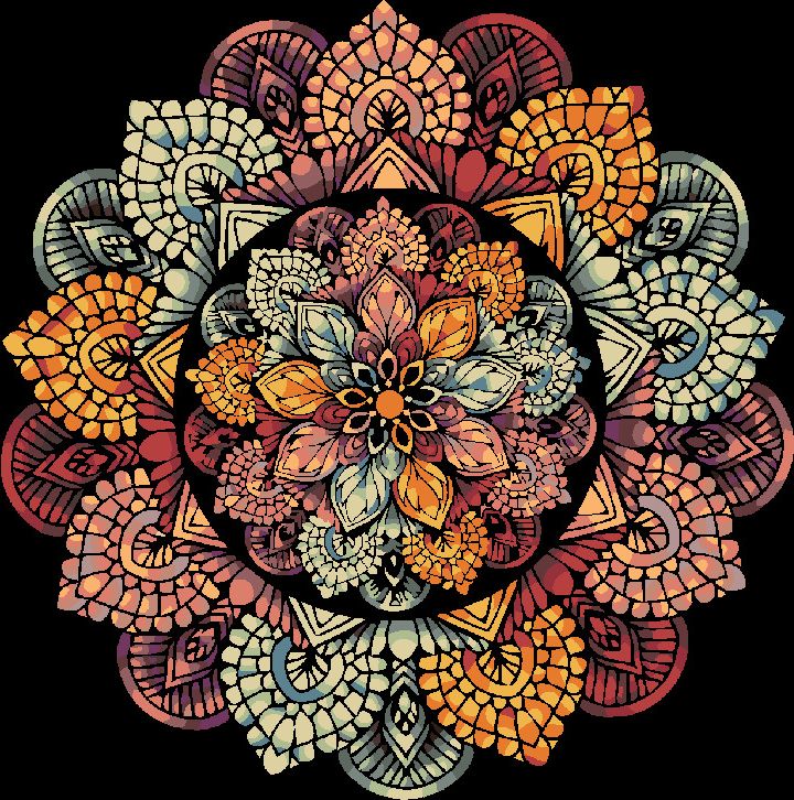 zuty Malování podle čísel - MANDALA IX - Rozměr: 40x50 cm, Rámování: Varianta: bez rámu a bez vypnutí plátna - obrázek 9