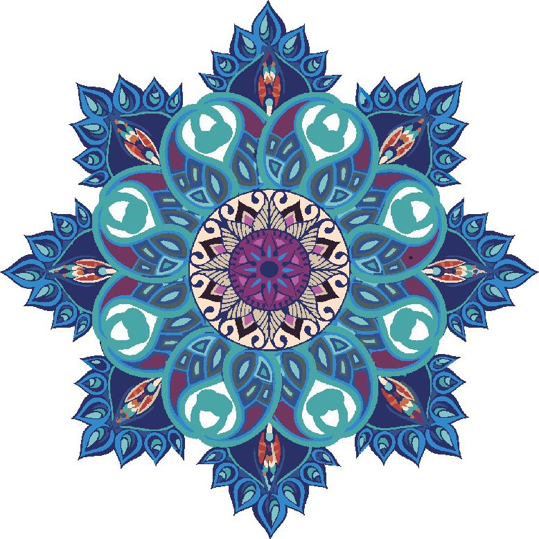 zuty Malování podle čísel - MODRÁ MANDALA - Rozměr: 40x50 cm, Rámování: Varianta: vypnuté plátno na rám - obrázek 8