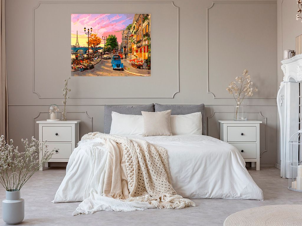 zuty Malování podle čísel - ULICE V PAŘÍŽI - Rozměr: 40x50 cm, Rámování: Varianta: bez rámu a bez vypnutí plátna - obrázek 6