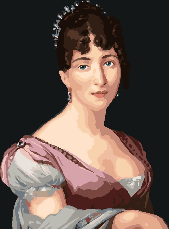 zuty Malování podle čísel - HORTENSE DE BEAUHARNAIS (A. L. G. TRIOSON) - Rozměr: 40x50 cm, Rámování: Varianta: vypnuté plátno na rám - obrázek 9