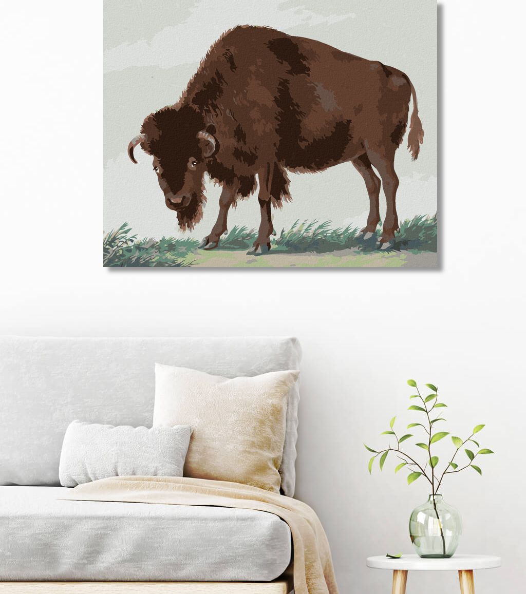 zuty Malování podle čísel - BIZON (I. VAN HAASTERT) - Rozměr: 40x50 cm, Rámování: Varianta: vypnuté plátno na rám - obrázek 8