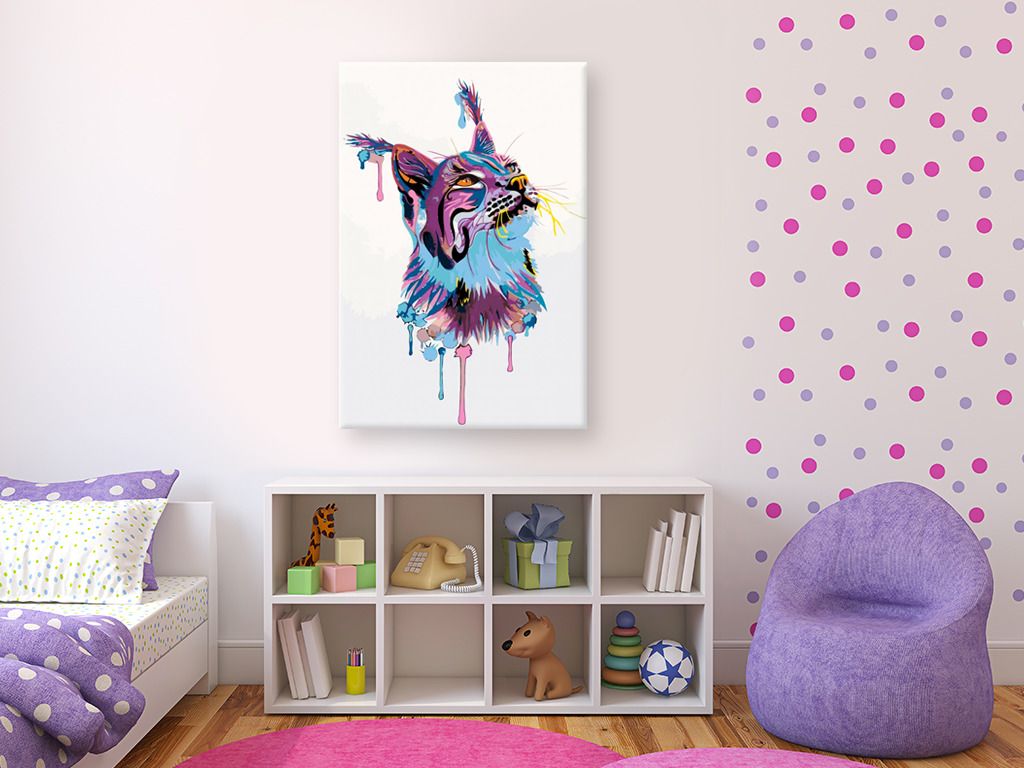 zuty Malování podle čísel - MALOVANÁ KOČKA - Rozměr: 40x50 cm, Rámování: Varianta: bez rámu a bez vypnutí plátna - obrázek 12