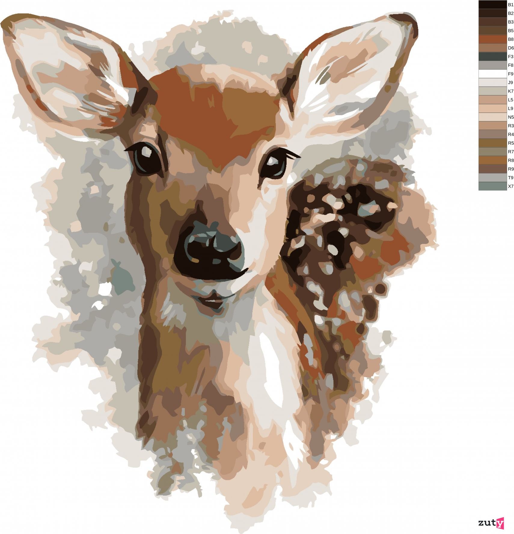 zuty Malování podle čísel - KOLOUŠEK - Rozměr: 40x50 cm, Rámování: Varianta: vypnuté plátno na rám - obrázek 9