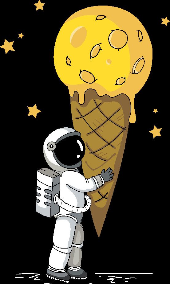 zuty Malování podle čísel - ASTRONAUT SE ZMRZLINOU - Rozměr: 40x50 cm, Rámování: Varianta: vypnuté plátno na rám - obrázek 6