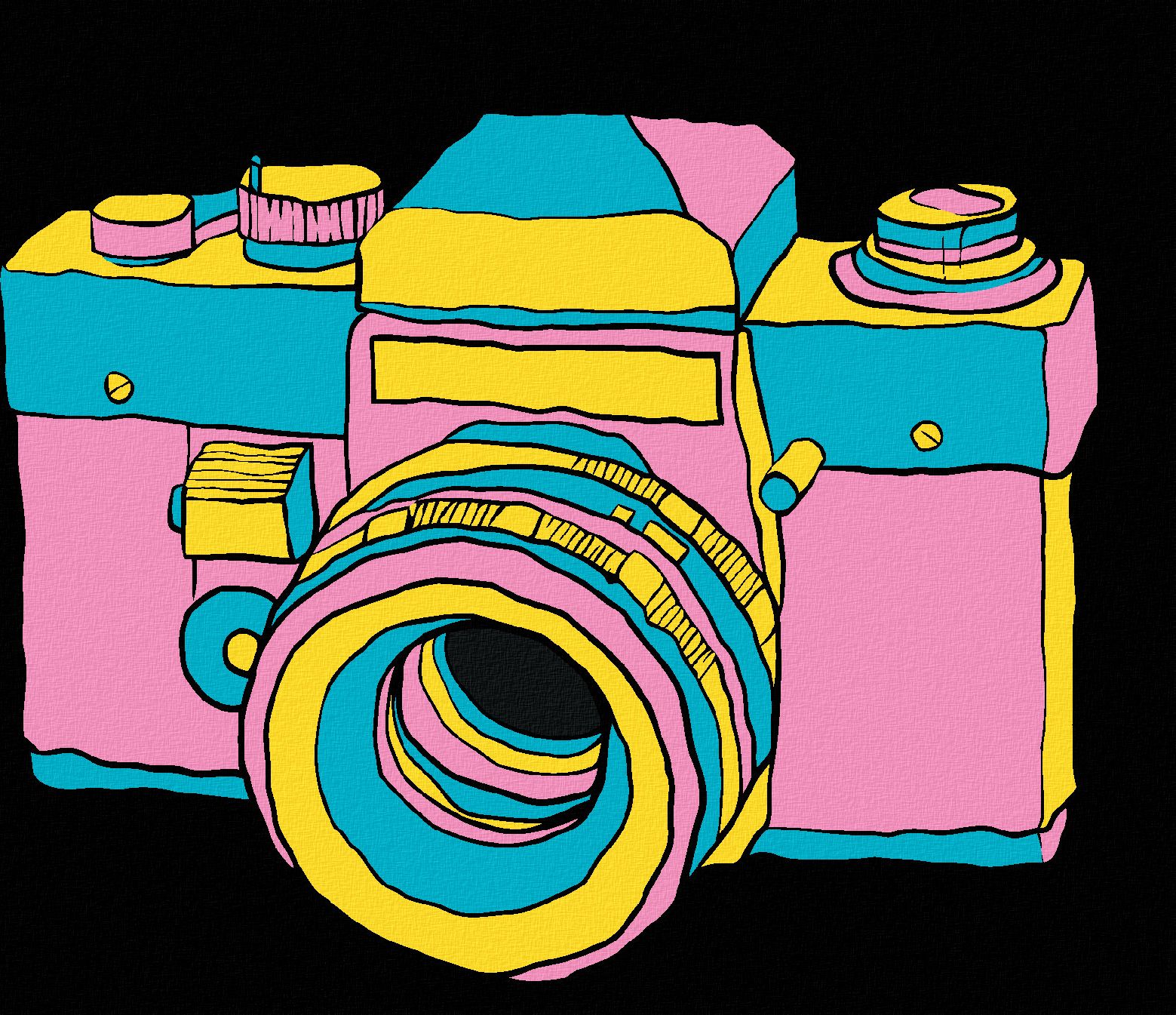 zuty Malování podle čísel - POP-ART FOTOAPARÁT - Rozměr: 40x50 cm, Rámování: Varianta: vypnuté plátno na rám - obrázek 1