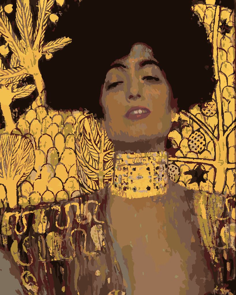zuty Malování podle čísel - JUDITA (G. KLIMT) - Rozměr: 40x50 cm, Rámování: Varianta: vypnuté plátno na rám - obrázek 10