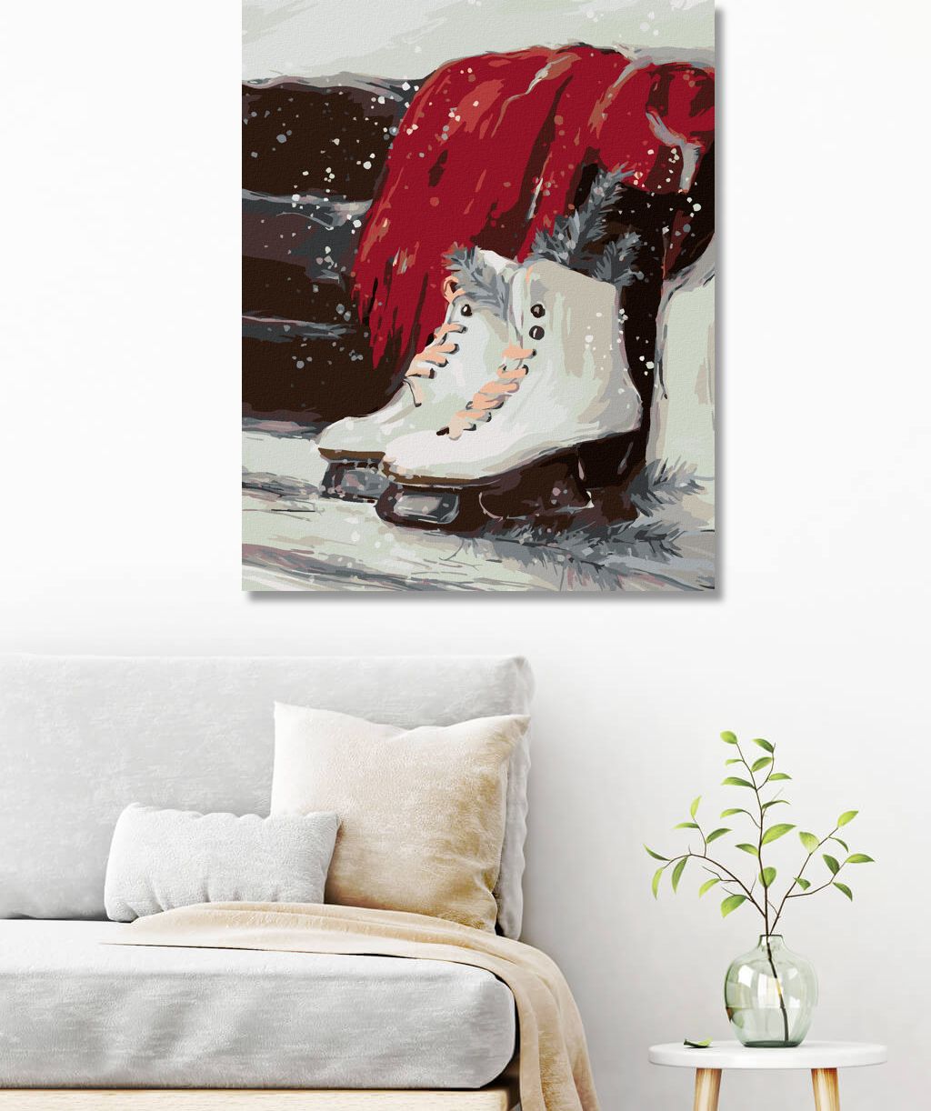 zuty Malování podle čísel - LEDNÍ BRUSLE - Rozměr: 40x50 cm, Rámování: Varianta: bez rámu a bez vypnutí plátna - obrázek 7