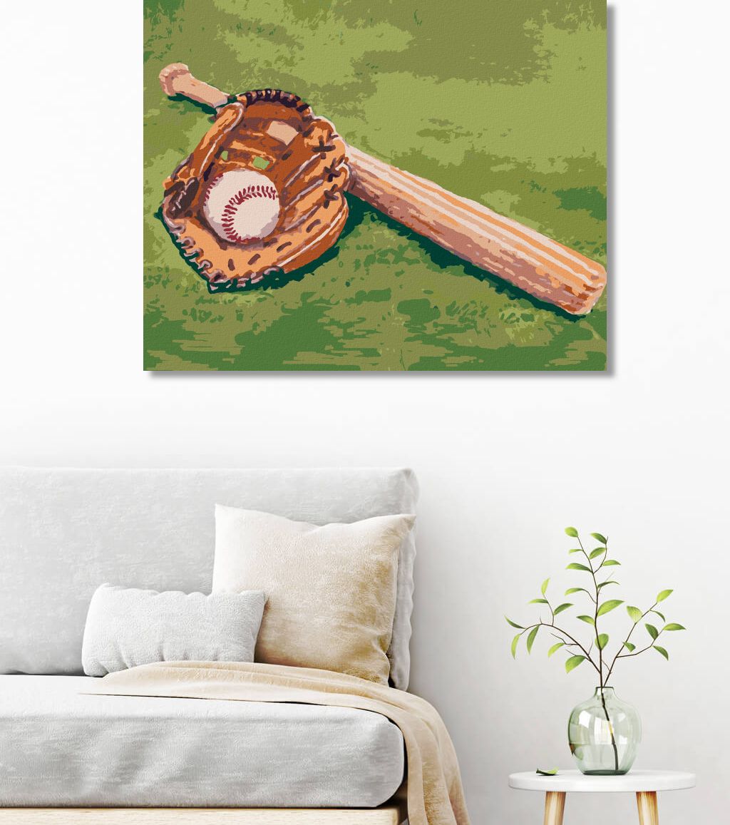 zuty Malování podle čísel - BASEBALL - Rozměr: 40x50 cm, Rámování: Varianta: bez rámu a bez vypnutí plátna - obrázek 7
