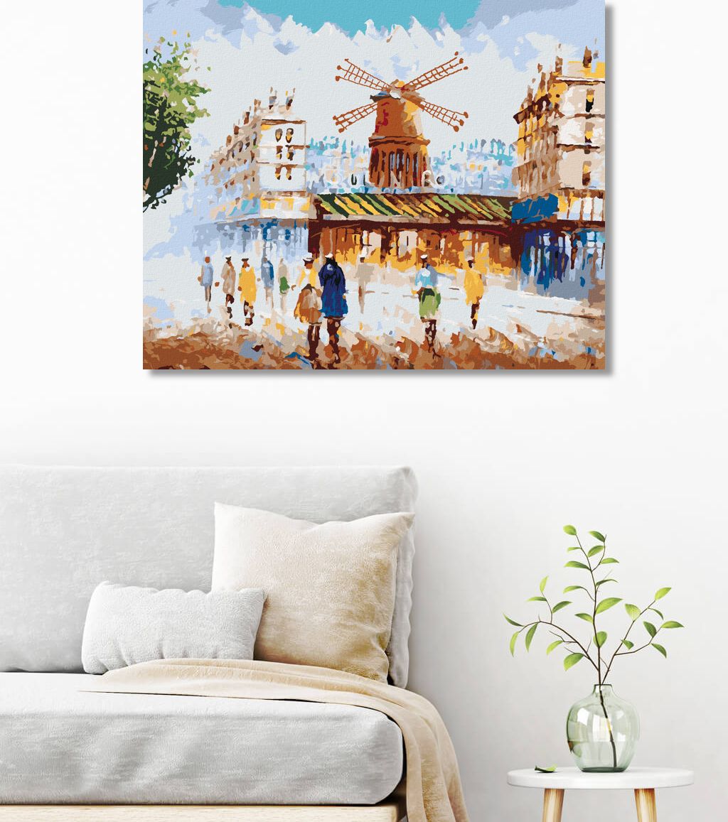 zuty Malování podle čísel - MOULIN ROUGE V PAŘÍŽI - Rozměr: 40x50 cm, Rámování: Varianta: vypnuté plátno na rám - obrázek 8