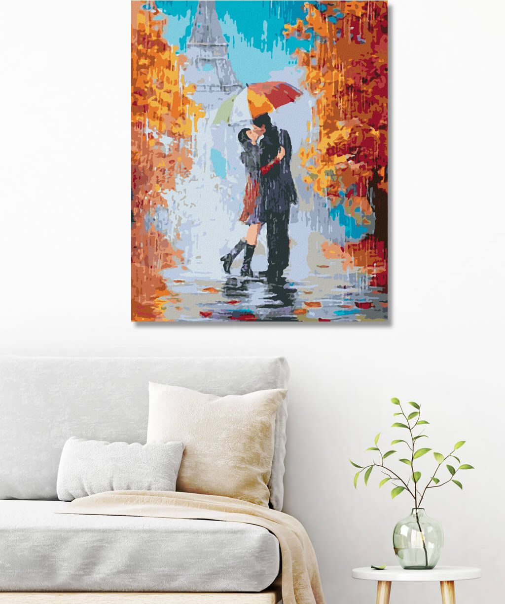 zuty Malování podle čísel - PUSA V DEŠTI V PAŘÍŽI - Rozměr: 40x50 cm, Rámování: Varianta: vypnuté plátno na rám - obrázek 9