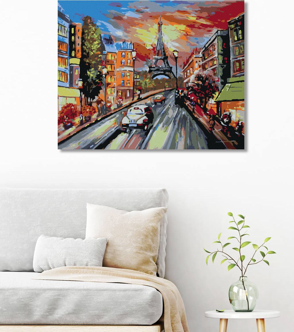zuty Malování podle čísel - BAREVNÁ PAŘÍŽ - Rozměr: 40x50 cm, Rámování: Varianta: bez rámu a bez vypnutí plátna - obrázek 10