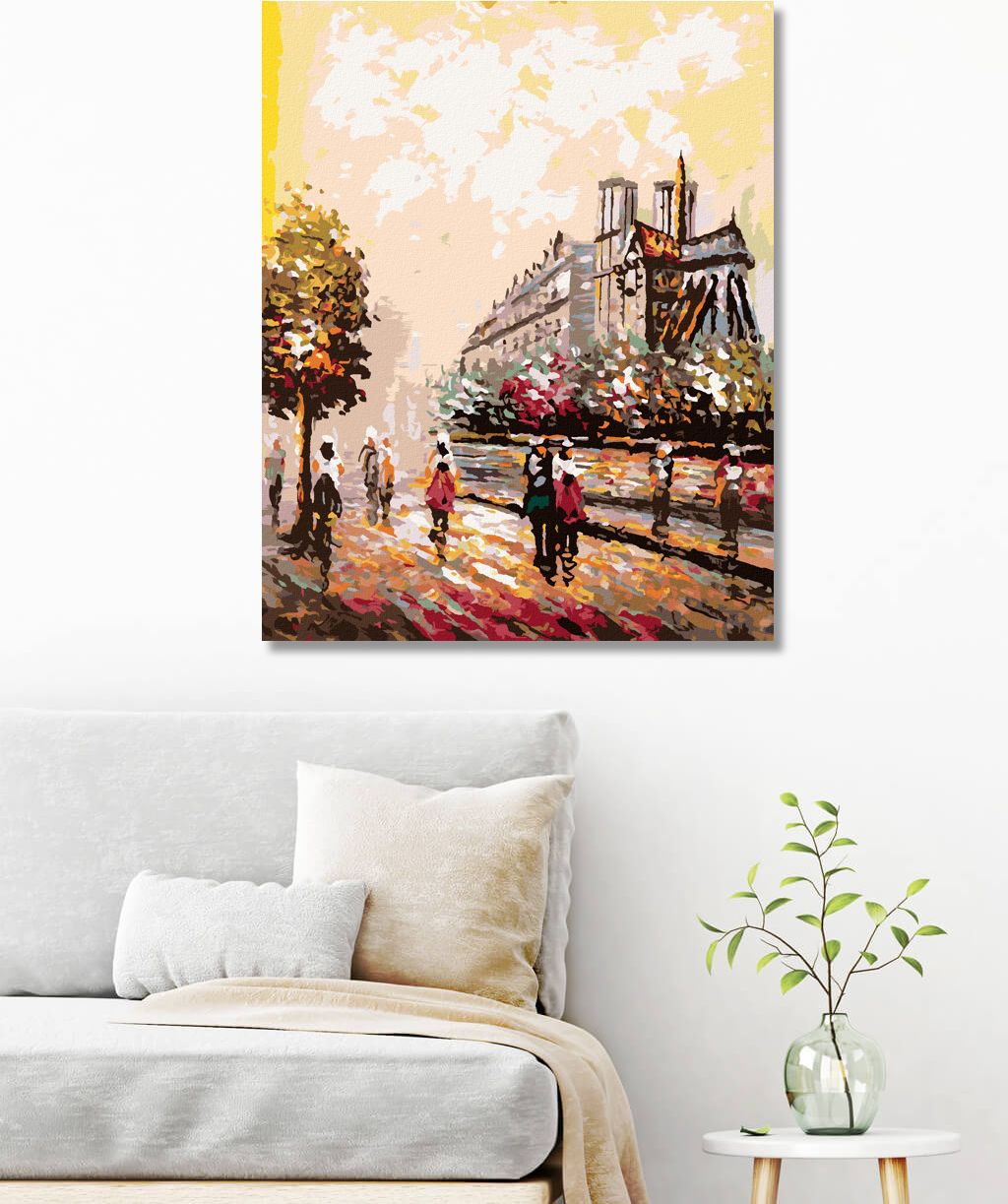 zuty Malování podle čísel - PŘEKRÁSNÁ PAŘÍŽ - Rozměr: 40x50 cm, Rámování: Varianta: vypnuté plátno na rám - obrázek 6