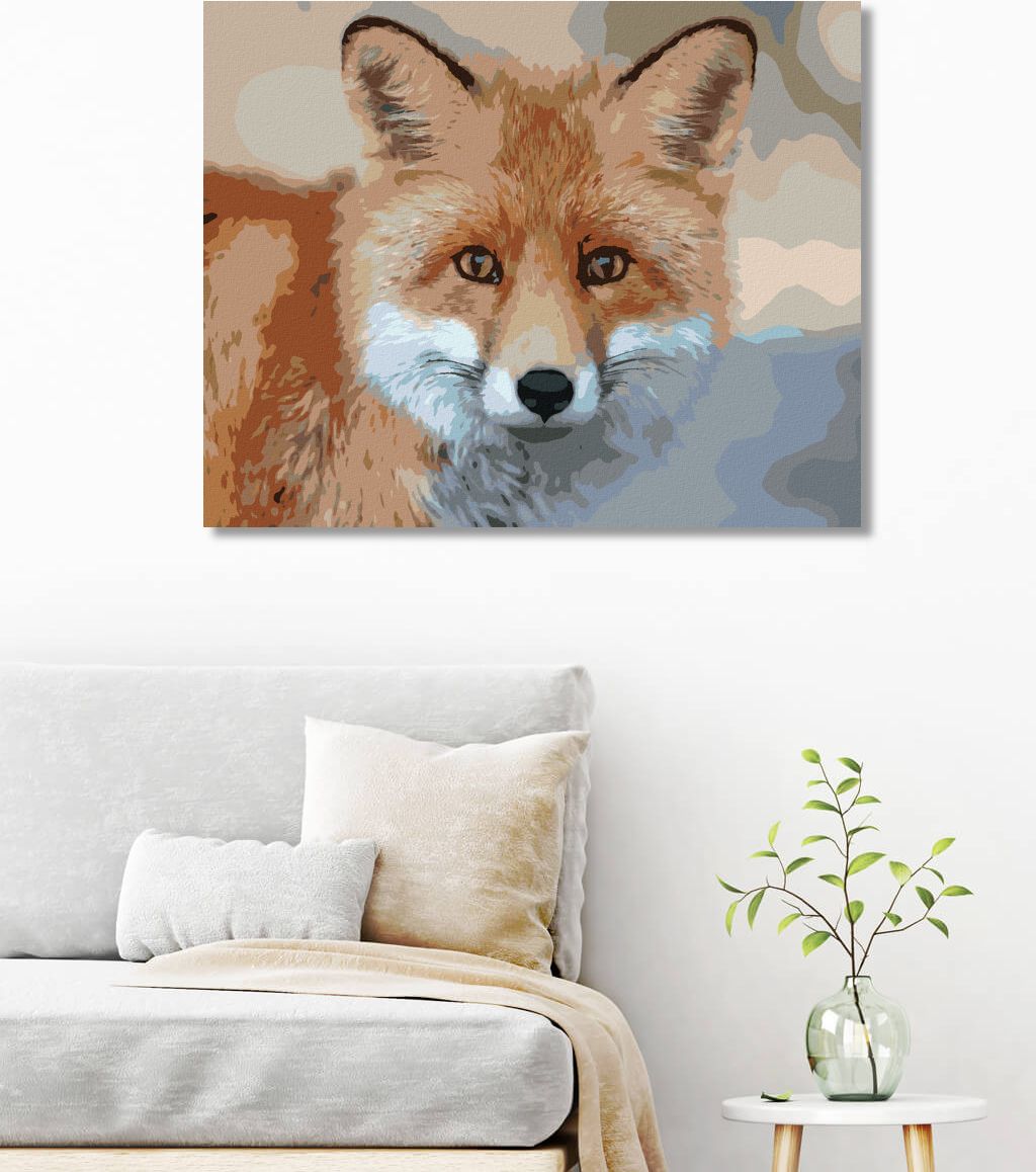 zuty Malování podle čísel - MLADÁ LIŠKA - Rozměr: 40x50 cm, Rámování: Varianta: bez rámu a bez vypnutí plátna - obrázek 6