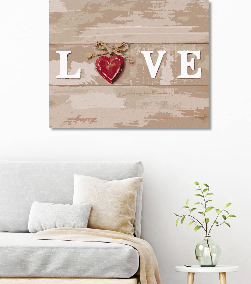 zuty Malování podle čísel - DEKORACE LOVE - Rozměr: 40x50 cm, Rámování: Varianta: bez rámu a bez vypnutí plátna - obrázek 5