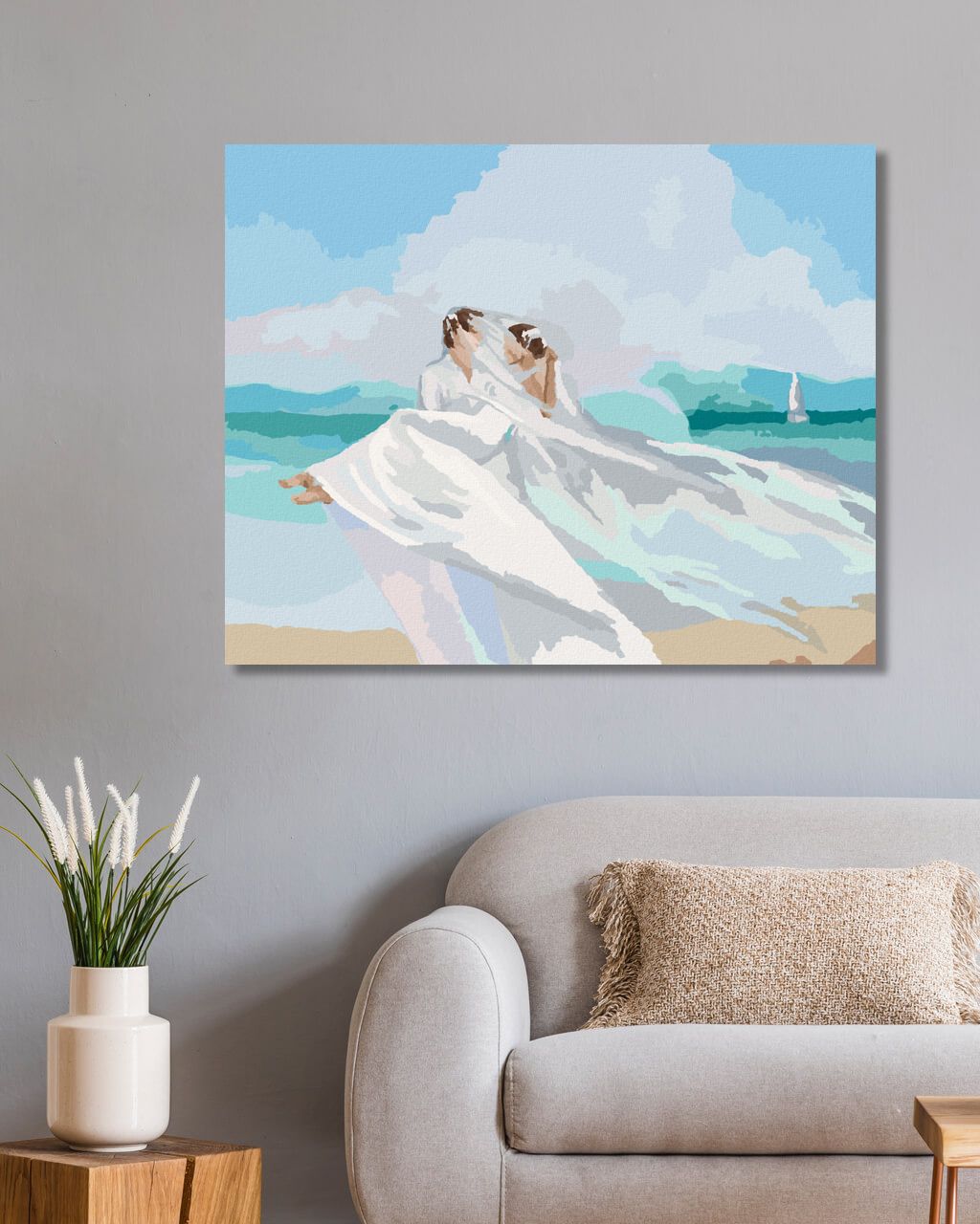 zuty Malování podle čísel - SVATBA NA PLÁŽI - Rozměr: 40x50 cm, Rámování: Varianta: bez rámu a bez vypnutí plátna - obrázek 10