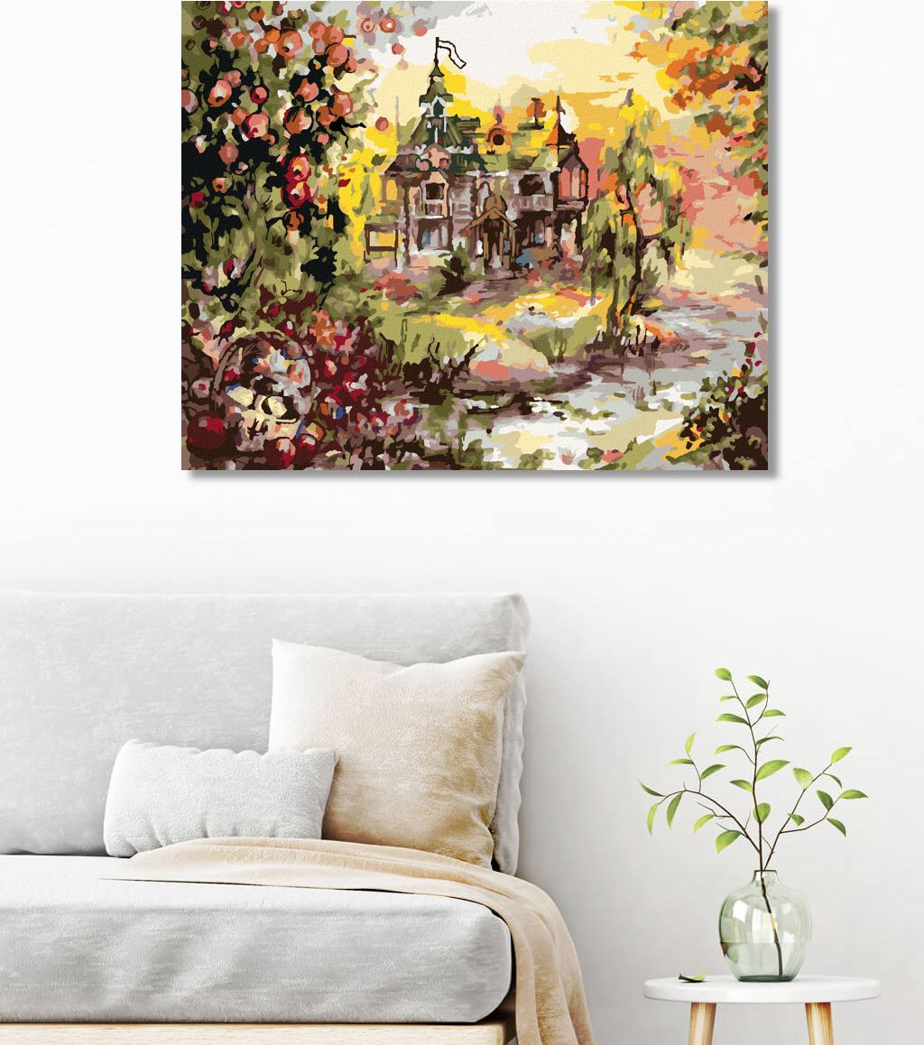 zuty Malování podle čísel - POHÁDKOVÝ DŮM - Rozměr: 40x50 cm, Rámování: Varianta: vypnuté plátno na rám - obrázek 5