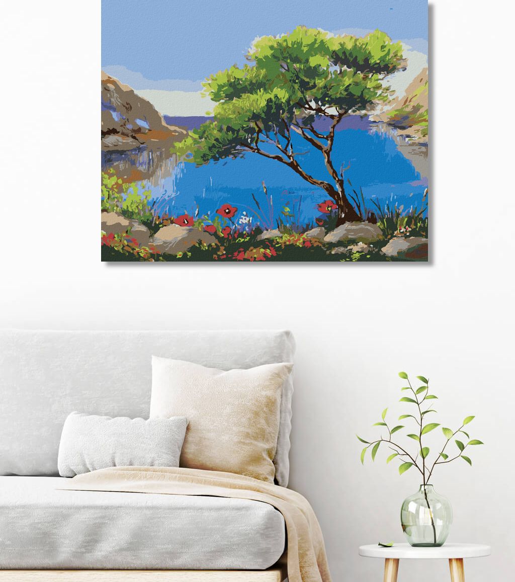 zuty Malování podle čísel - MOŘSKÁ KRAJINA - Rozměr: 40x50 cm, Rámování: Varianta: bez rámu a bez vypnutí plátna - obrázek 5