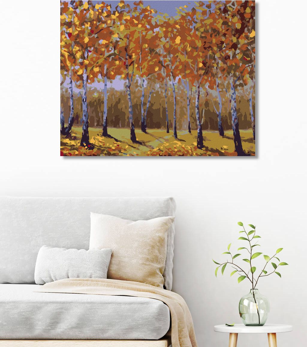 zuty Malování podle čísel - PODZIMNÍ BŘÍZY - Rozměr: 40x50 cm, Rámování: Varianta: vypnuté plátno na rám - obrázek 14