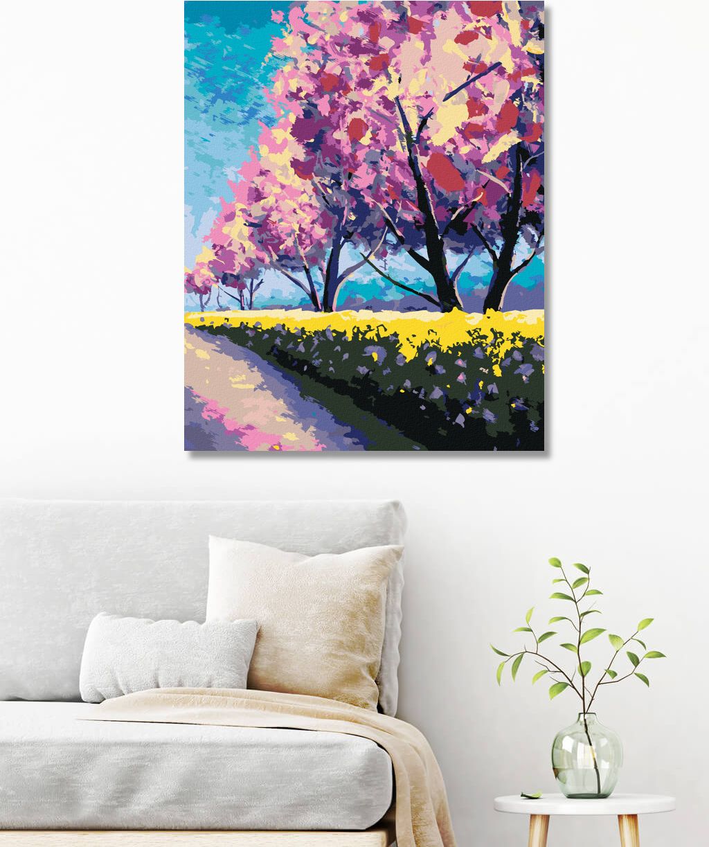 zuty Malování podle čísel - SAKURY VE SLUNNÉM PARKU - Rozměr: 40x50 cm, Rámování: Varianta: bez rámu a bez vypnutí plátna - obrázek 10