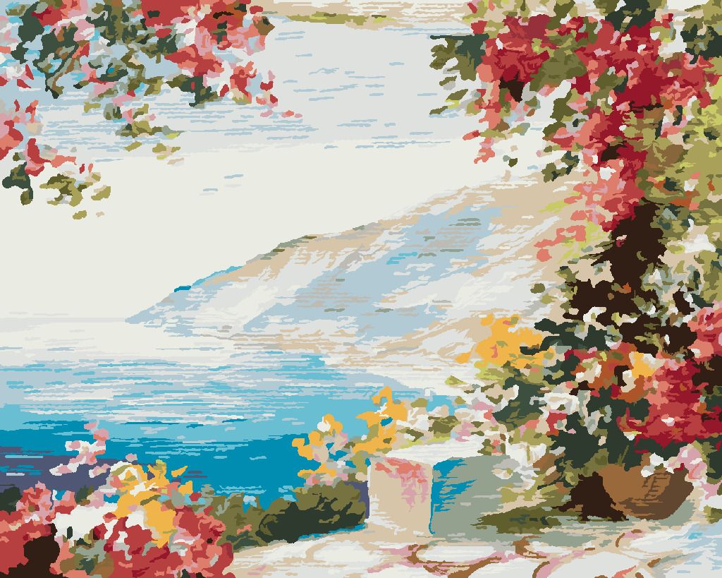 zuty Malování podle čísel - DŮM NA POBŘEŽÍ - Rozměr: 40x50 cm, Rámování: Varianta: vypnuté plátno na rám - obrázek 10