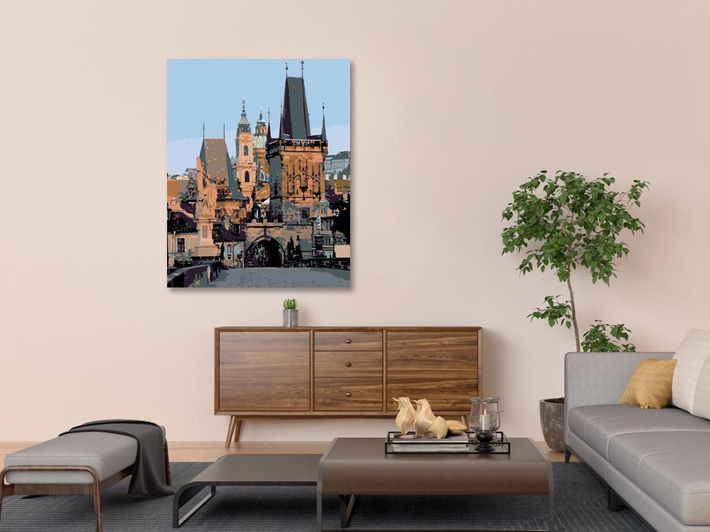 zuty Malování podle čísel - MALOSTRANSKÉ MOSTECKÉ VĚŽE - Rozměr: 40x50 cm, Rámování: Varianta: bez rámu a bez vypnutí plátna - obrázek 19