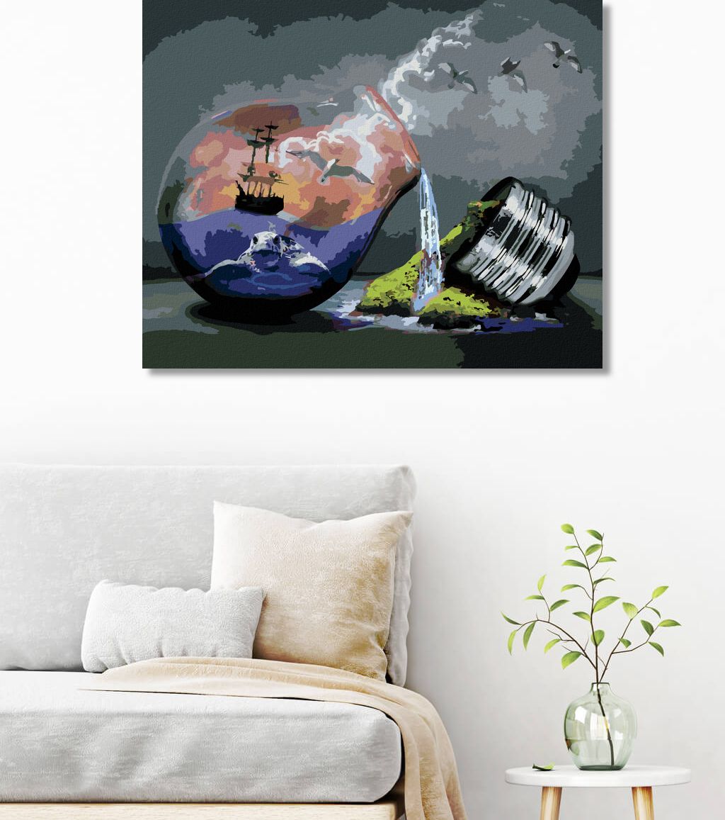 zuty Malování podle čísel - OCHRANA ŽIVOTNÍHO PROSTŘEDÍ - Rozměr: 40x50 cm, Rámování: Varianta: bez rámu a bez vypnutí plátna - obrázek 4